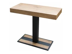 Consola|ITAMOBY Mesa consola extensível 90x40/196 cm Capital Small Carvalho Natural quadro Antracite Natural claro