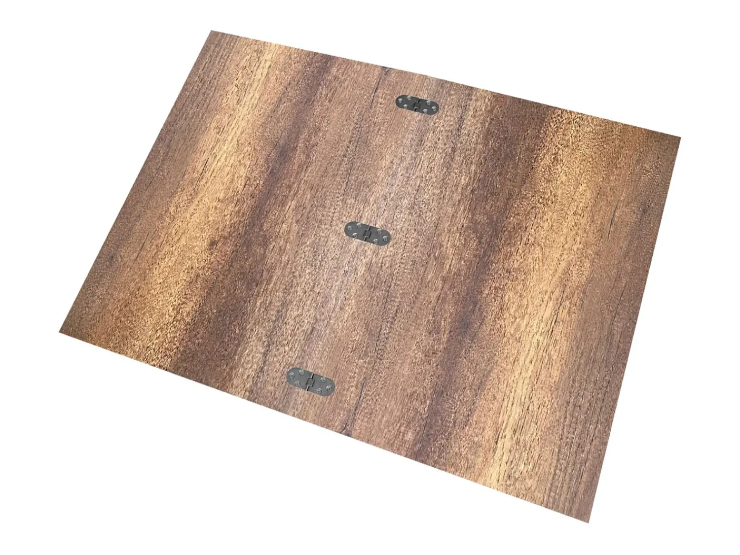Consola*ITAMOBY Mesa consola extensível 90x49/307 cm Extra Nogueira extensões internas Natural escuro