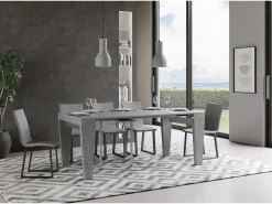 Consola*ITAMOBY Mesa consola extensível 90x40/300 cm Spimbo Cimento Cinzento