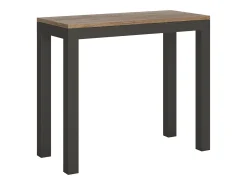 Consola*ITAMOBY Mesa consola extensível 90x40/300 cm Everyday Evolution Carvalho Natural quadro Antracite Natural claro