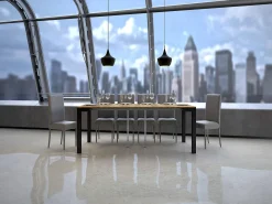Consola*ITAMOBY Mesa consola extensível 90x40/300 cm Everyday Evolution Carvalho Natural quadro Antracite Natural claro