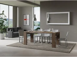 ITAMOBY Mesa consola extensível 90x40/196 cm Roxell Small Nogueira^ Consola