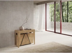 Ityhome Mesa consola extensível 90x42/198 cm Zima Small carvalho natural^ Consola