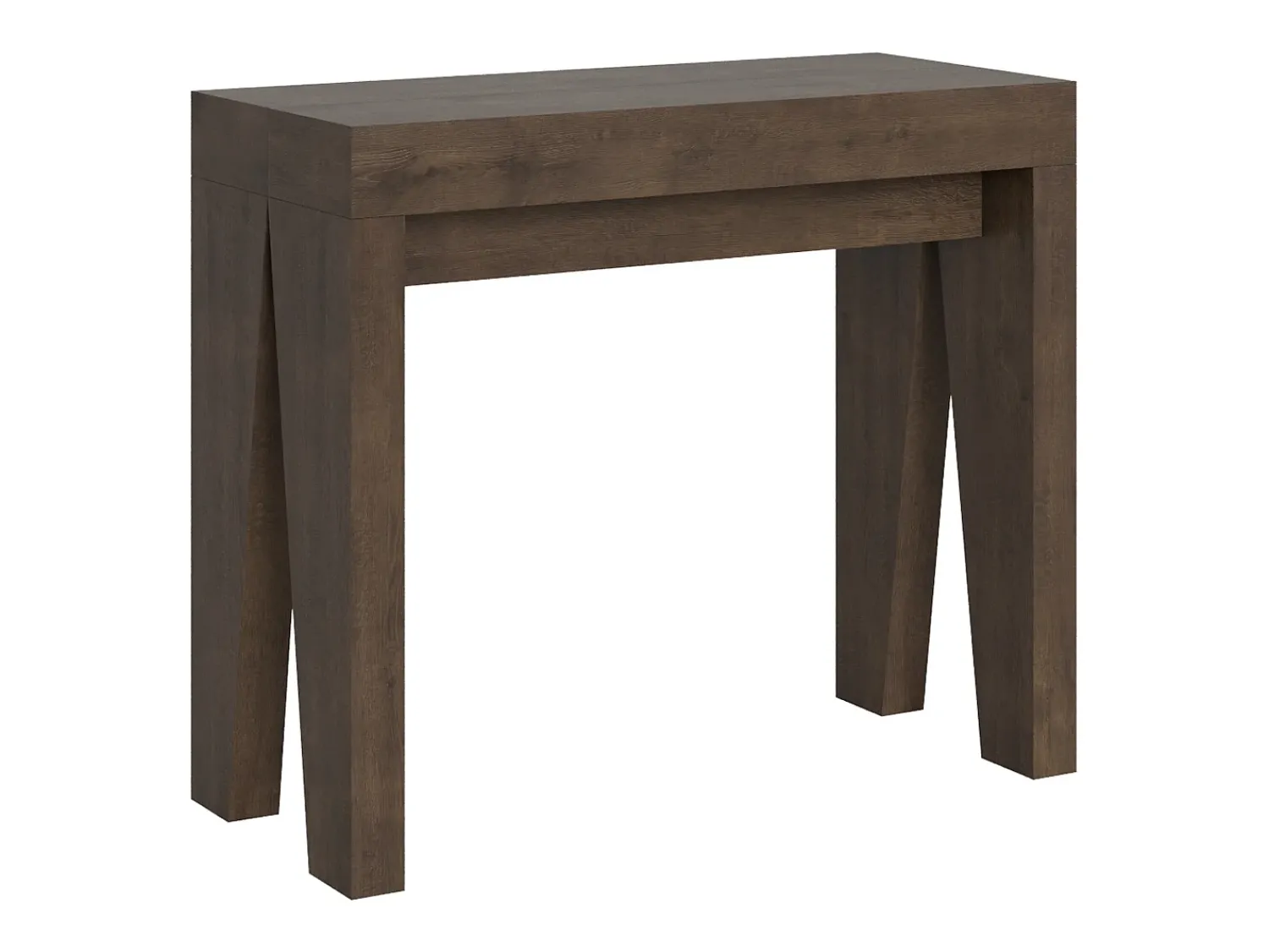Consola|ITAMOBY Mesa consola extensível 90x40/300 cm Naxy Nogueira Natural escuro