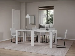 Consola*ITAMOBY Mesa consola extensível 90x25/181 cm Narrow Cinza Branca Branco