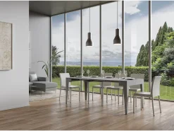 Consola|ITAMOBY Mesa consola extensível 90x42/302 cm Isotta Cimento Cinzento