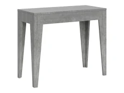 Consola|ITAMOBY Mesa consola extensível 90x42/302 cm Isotta Cimento Cinzento