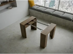 ITAMOBY Mesa consola extensível 90x48/204 cm Basic Small Nogueira^ Consola