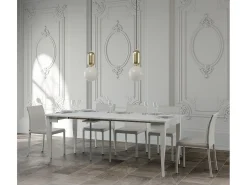 Consola|ITAMOBY Mesa consola extensível 90x48/204 cm Sciabola Small Cinza Branca Branco