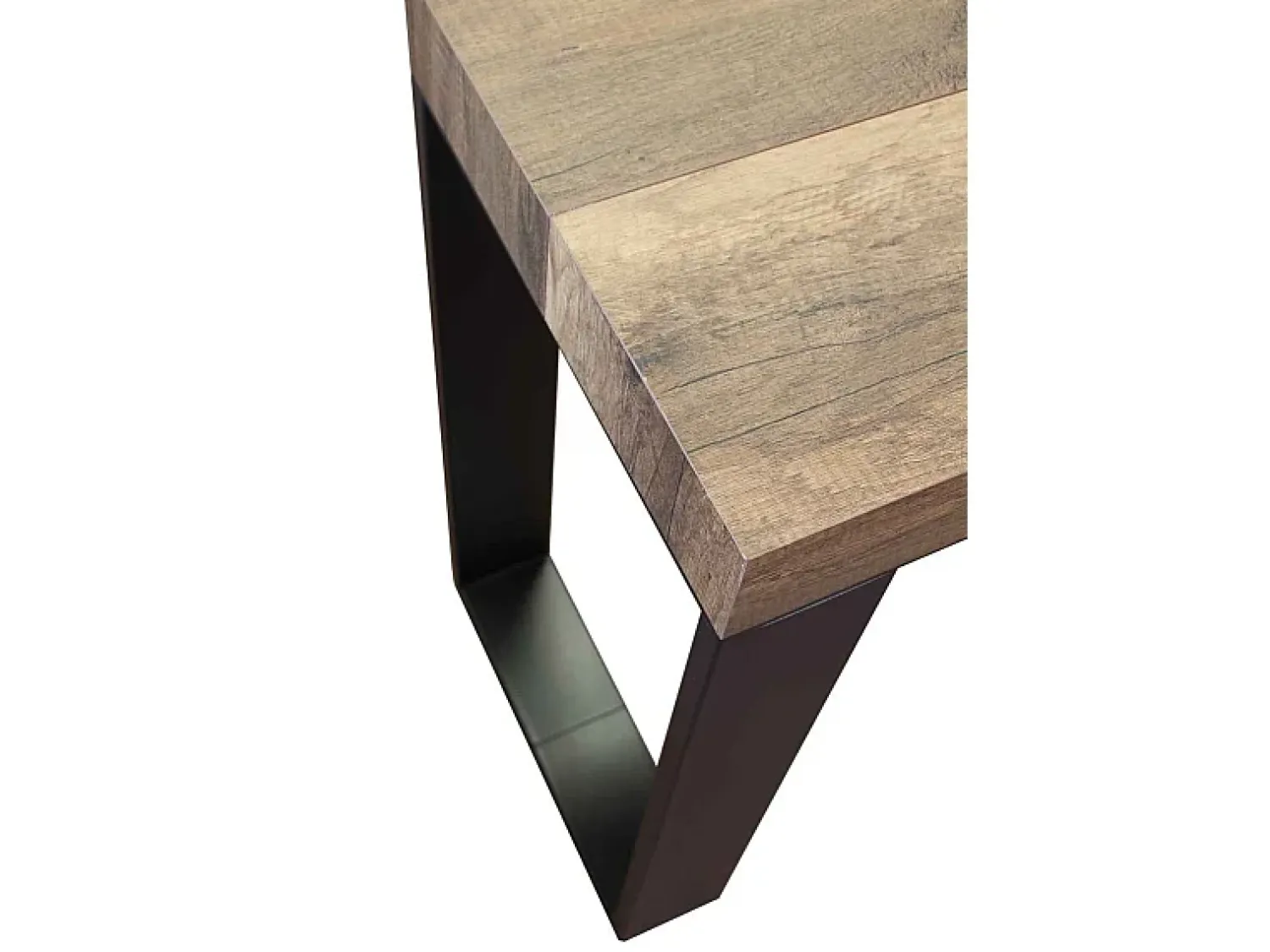 Discount ITAMOBY Mesa consola extensível 90x40/300 cm Tecno Nogueira quadro Antracite Natural escuro