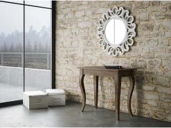 ITAMOBY Mesa consola extensível 90x48/204 cm Olanda Small Nogueira^ Consola