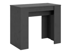 Consola|ITAMOBY Mesa consola extensível 90x48/204 cm Basic Small Antracite Espatulado Cinzento