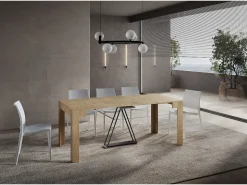 Consola*ITAMOBY Mesa consola extensível 90x42/302 cm Scicca Carvalho Natural Natural claro