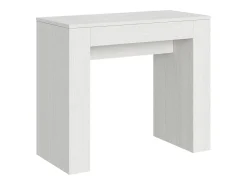 Consola|ITAMOBY Mesa consola extensível 90x42/302 cm Modem Cinza Branca Branco