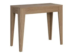 ITAMOBY Mesa consola extensível 90x42/302 cm Isotta Carvalho Natural^ Consola