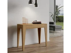 ITAMOBY Mesa consola extensível 90x42/302 cm Isotta Carvalho Natural^ Consola