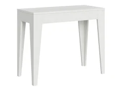 Discount ITAMOBY Mesa consola extensível 90x42/302 cm Isotta Cinza Branca Branco