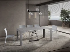 Consola|ITAMOBY Mesa consola extensível 90x42/302 cm Scicca Cimento Cinzento