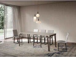 ITAMOBY Mesa consola extensível 90x40/300 cm Rio Cachemira quadro Ferrugem^ Consola