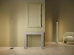 Ityhome Mesa consola extensível 90x42/198 cm Bora Small cimento^ Consola