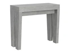 Consola|ITAMOBY Mesa consola extensível 90x40/196 cm Spimbo Small Cimento Cinzento