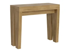 ITAMOBY Mesa consola extensível 90x40/300 cm Spimbo Carvalho Natural^ Consola