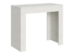 Consola*ITAMOBY Mesa consola extensível 90x42/302 cm Emy Espatulado Branco