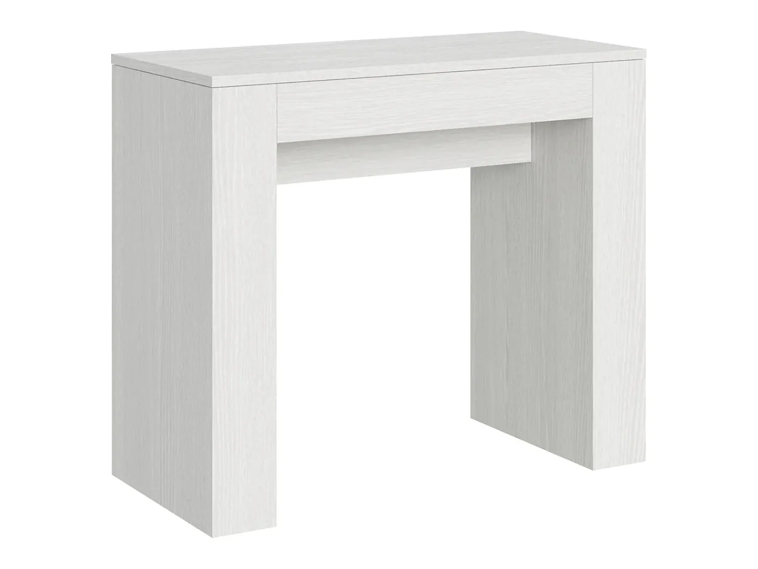Hot ITAMOBY Mesa consola extensível 90x42/198 cm Modem Small Cinza Branca Branco