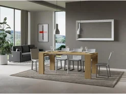 Consola|ITAMOBY Mesa consola extensível 90x40/196 cm Roxell Small Carvalho Natural Natural claro