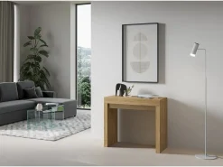 Consola|ITAMOBY Mesa consola extensível 90x40/196 cm Roxell Small Carvalho Natural Natural claro