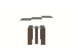 ITAMOBY Mesa consola extensível 90x42/302 cm Modem Carvalho Natural^ Consola