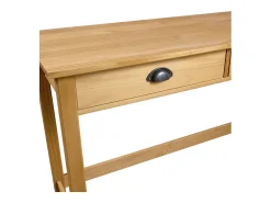 Mesa consola Hill c/ 2 gavetas 110x45x74 cm pinho maciço PT678846^ Consola