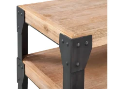 Mesa consola, madeira de acácia maciça, 120x40x85 cm PT872428^ Consola
