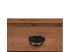 Consola*vidaxl Mesa consola madeira de abeto maciça 126x40x77,5 cm castanho Natural claro