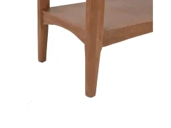 Consola*vidaxl Mesa consola madeira de abeto maciça 126x40x77,5 cm castanho Natural claro