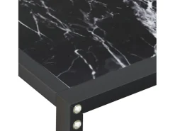 vidaxl Mesa consola mármore 180x35x75,5 cm vidro temperado^ Consola