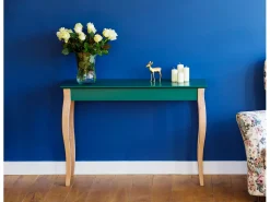 Consola* Mesa Consola Pequena 105 x 35 cm Lillo Sálvia Verde