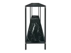 Hot Mesa consola 180x35x75,5 cm vidro temperado PT942541 Preto