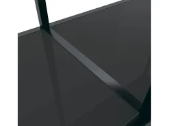 Sale Mesa consola 200x35x75,5 cm vidro temperado PT614468 Preto