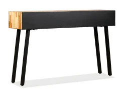 Consola| Mesa consola teca reciclada maciça 120x30x76 cm PT443176 Multicor