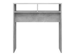Consola* Mesa consola 78x30x80 cm derivados de madeira cimento PT544684 Cinzento