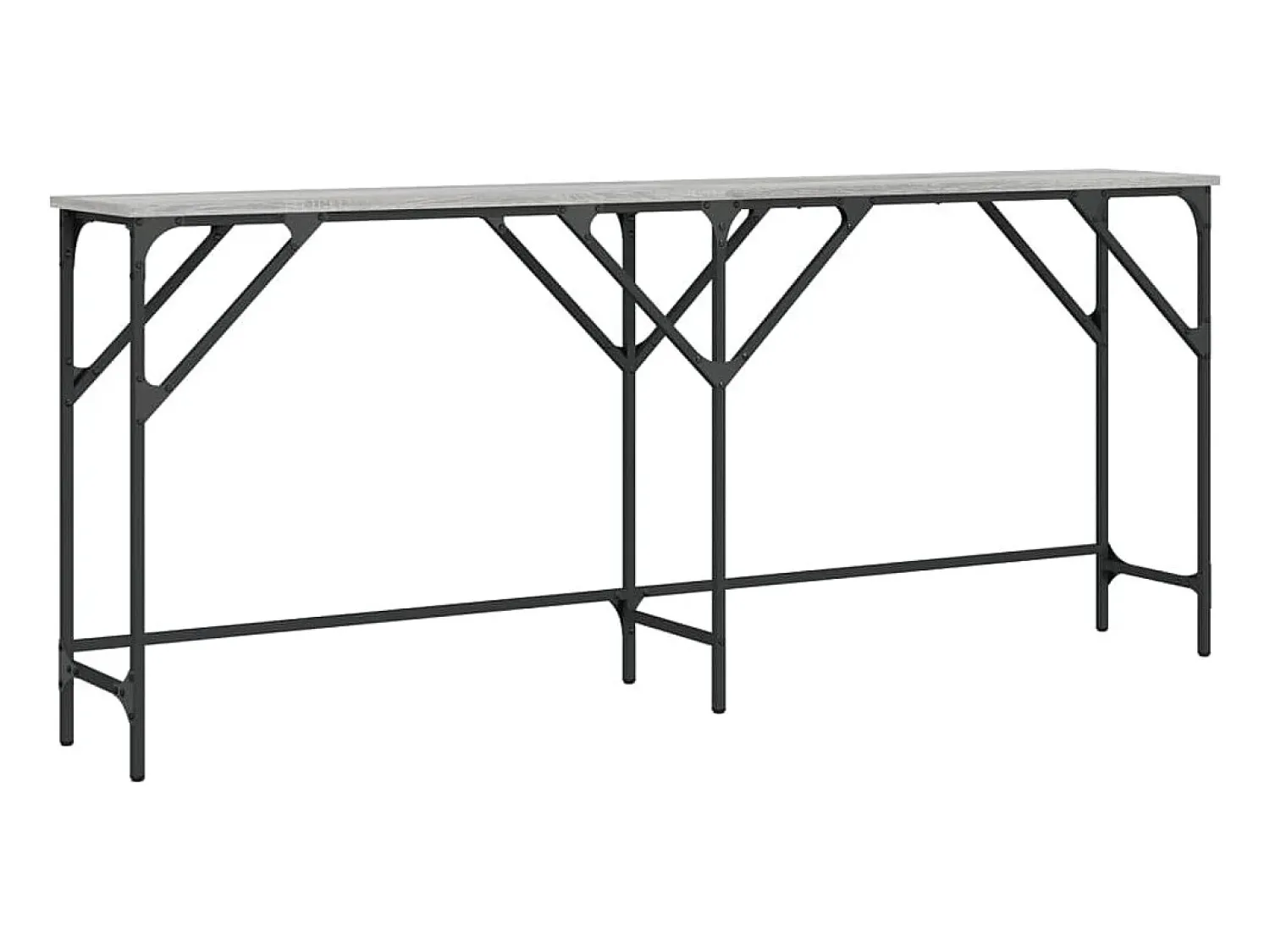 Consola|vidaxl Mesa consola 180x29x75 cm derivados de madeira sonoma Cinzento
