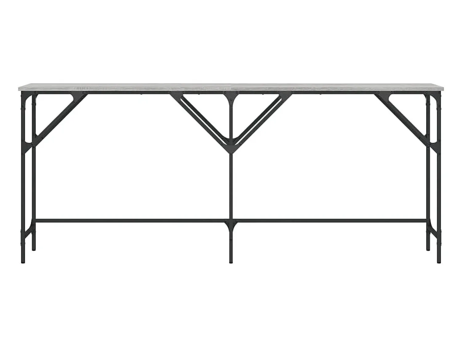 Consola|vidaxl Mesa consola 180x29x75 cm derivados de madeira sonoma Cinzento