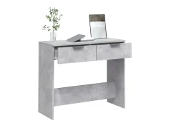 Consola*vidaxl Mesa consola 90x36x75 cm derivados de madeira -cimento Cinzento