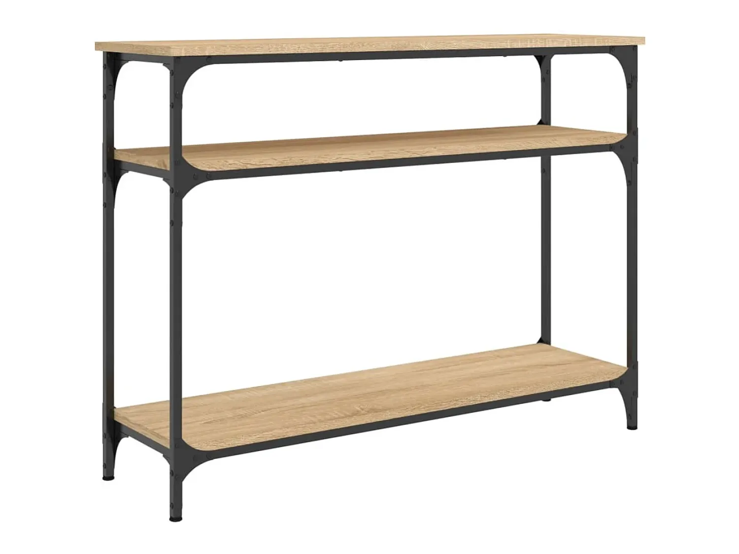 Discount Mesa consola 100x29x75 cm derivados de madeira carvalho sonoma PT243404 Castanho