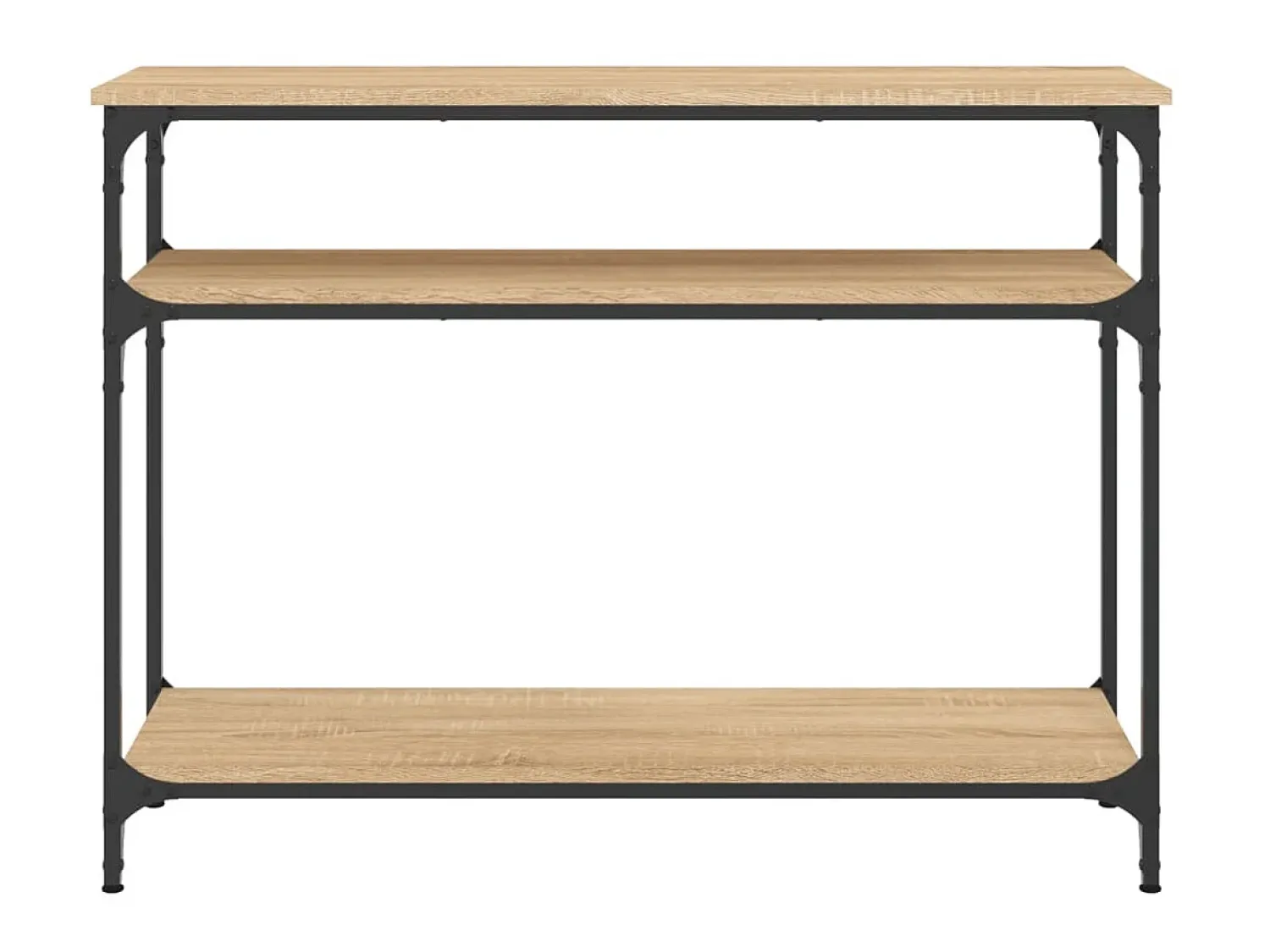 Discount Mesa consola 100x29x75 cm derivados de madeira carvalho sonoma PT243404 Castanho