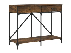 Online Mesa consola 100x39x78,5 cm derivados madeira carvalho fumado PT682835 Castanho