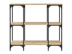 Mesa consola 102x35x90 cm derivados de madeira carvalho sonoma PT571931 Castanho