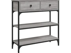 Mesa consola 72,5x25x75 cm derivados de madeira sonoma PT840272^ Consola