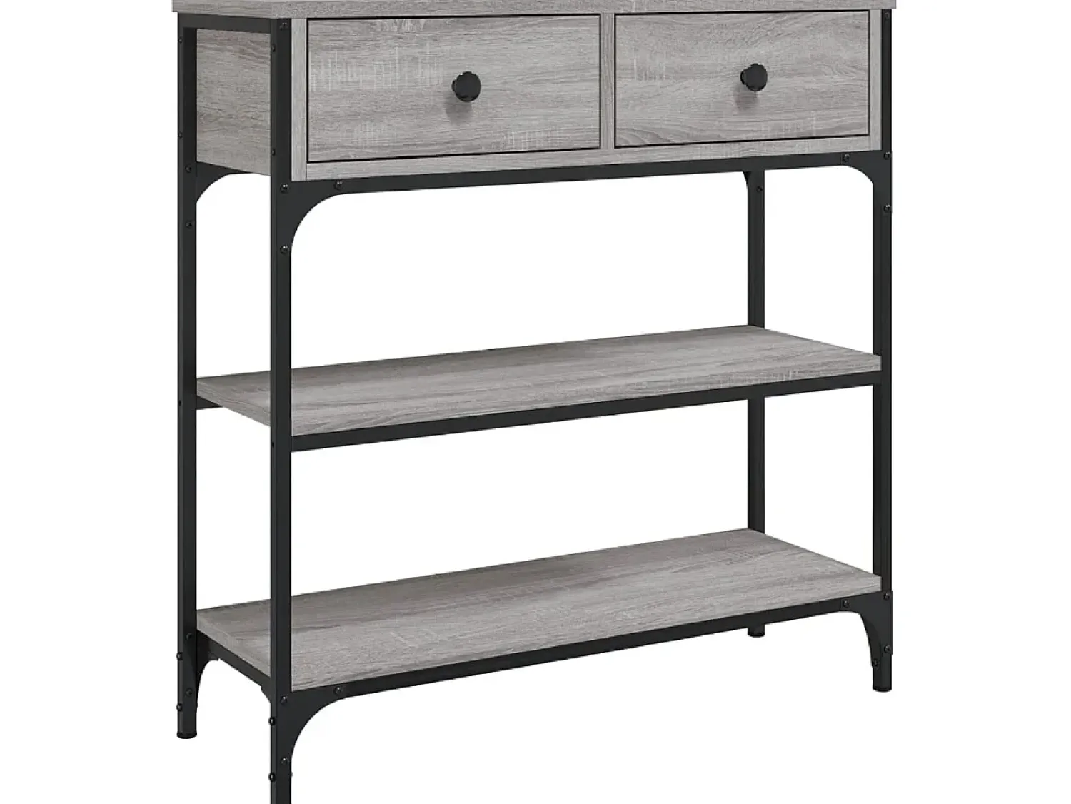 Mesa consola 72,5x25x75 cm derivados de madeira sonoma PT840272^ Consola